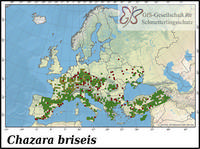 Verbreitung Chazara briseis